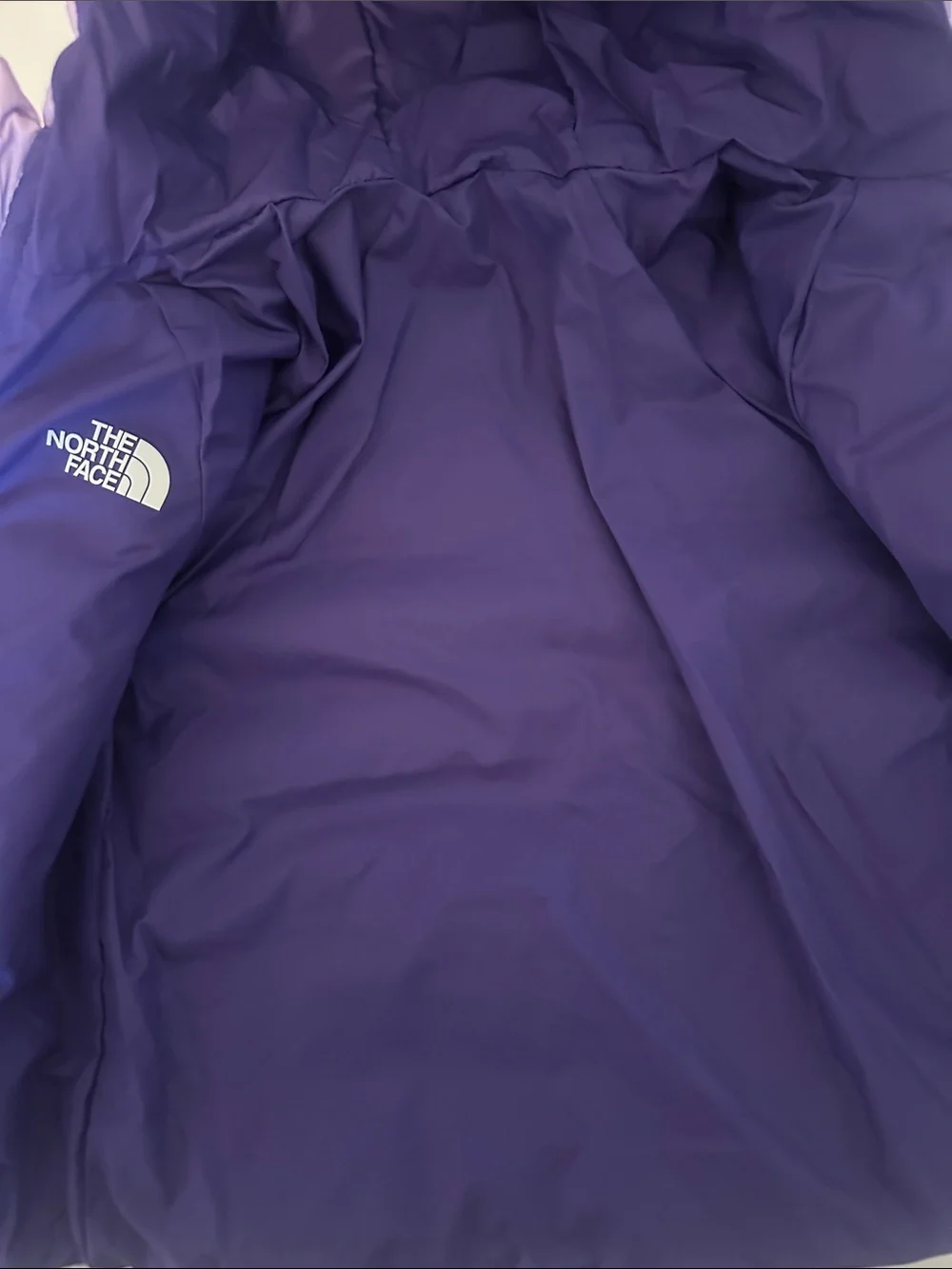The North Face Kids Lavender Hooded Puffer Jacket